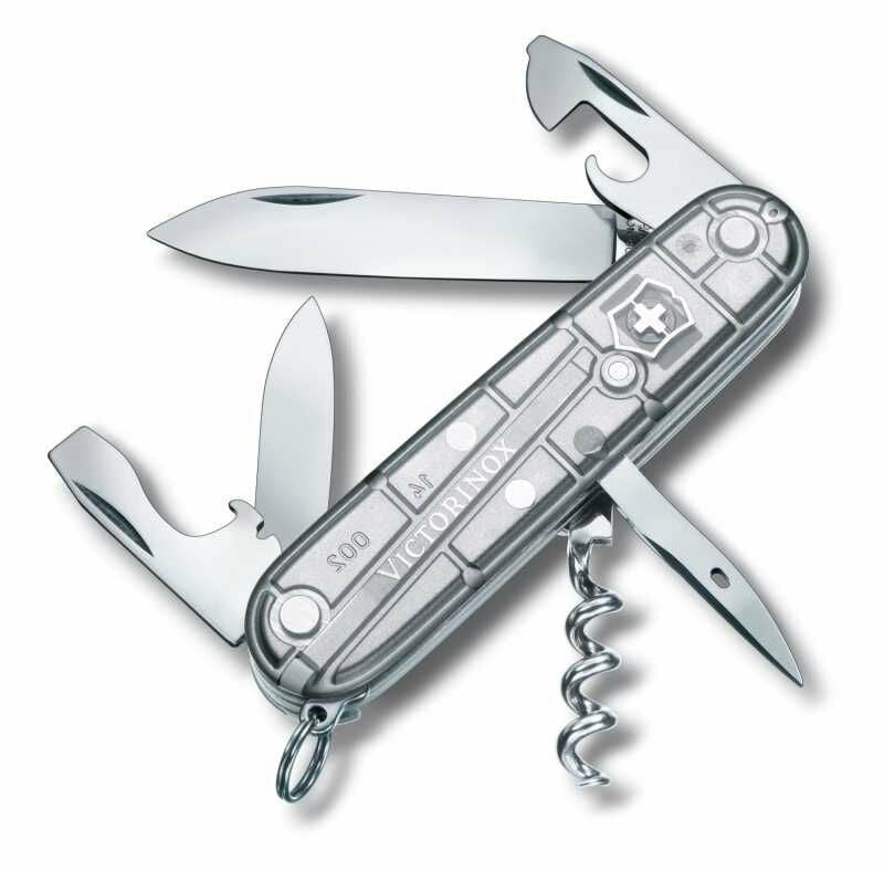 Victorinox Çakı Vt 1.3603.T7 İsviçre Çakısı Spartan Sılvertech Çakı,Şeffaf Gümüş