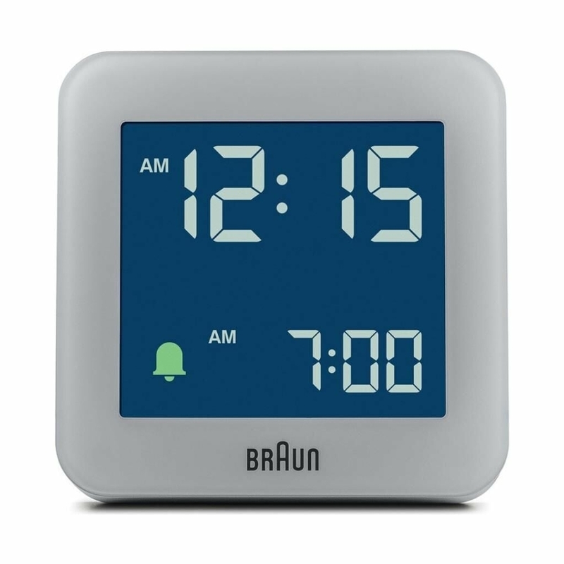 Braun BC09G Gri Dijital Alarmlı Masa Saati