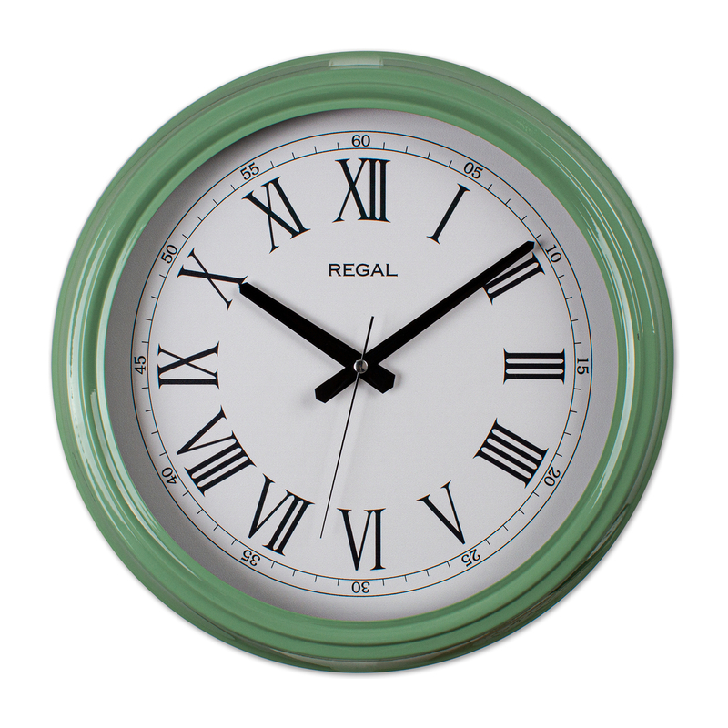 Regal 40 Cm Ahşap Desen  Duvar Saati