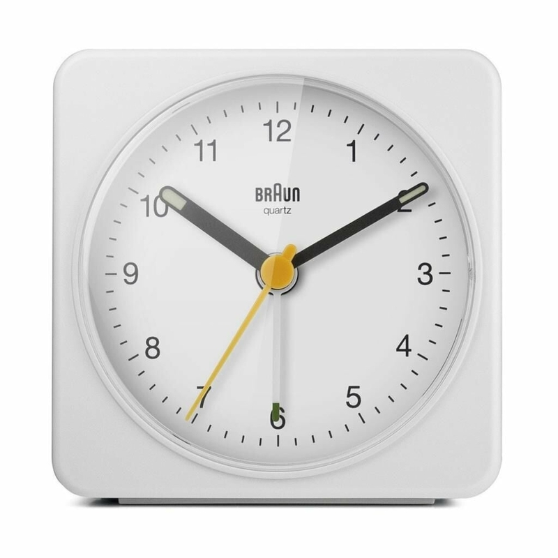 Braun BC03W Beyaz Klasik Seyahat Analog Alarmlı Masa Saati