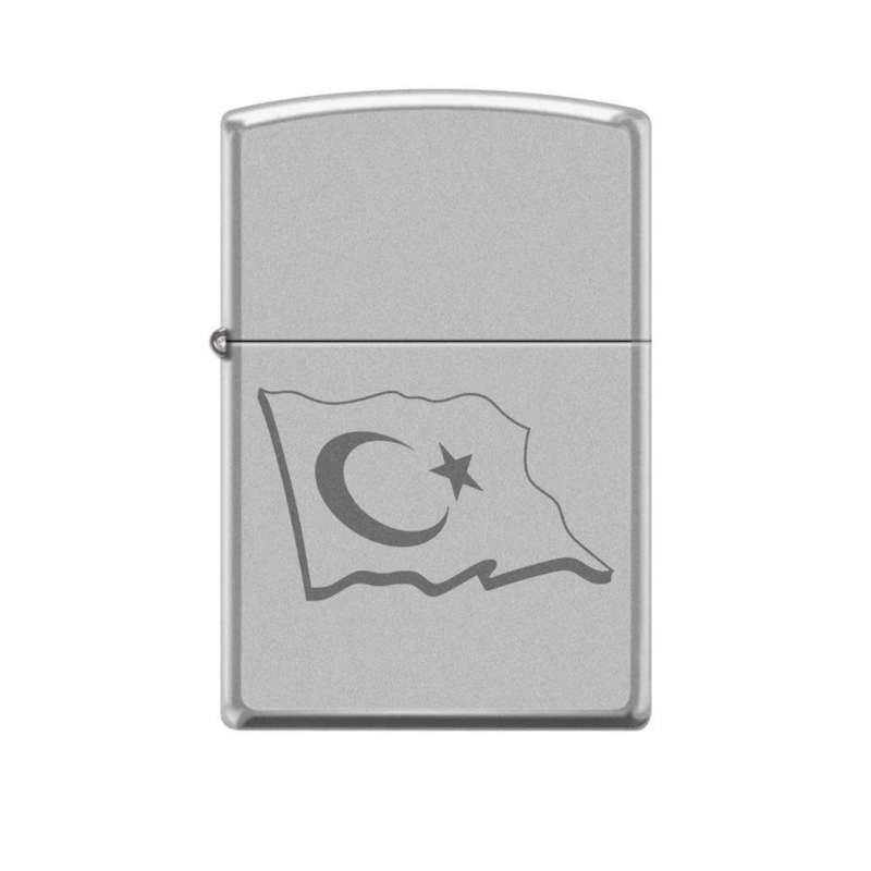 Zippo 205-106277 Turkish Flag-Auto Engrave Çakmak