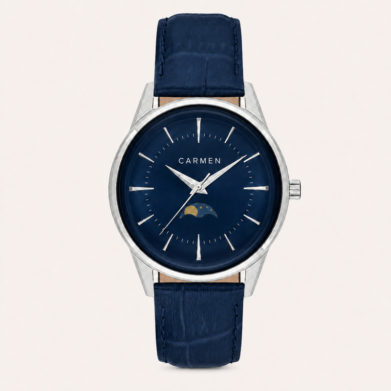Carmen Master Crm.10097.04 Ay Göstergeli (Moonphase) Erkek Kol Saati