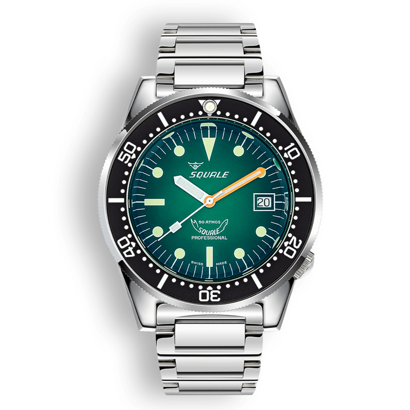 Squale 1521 Green Ray 1521PROFGR.SQ20L Otomatik Erkek Kol Saati