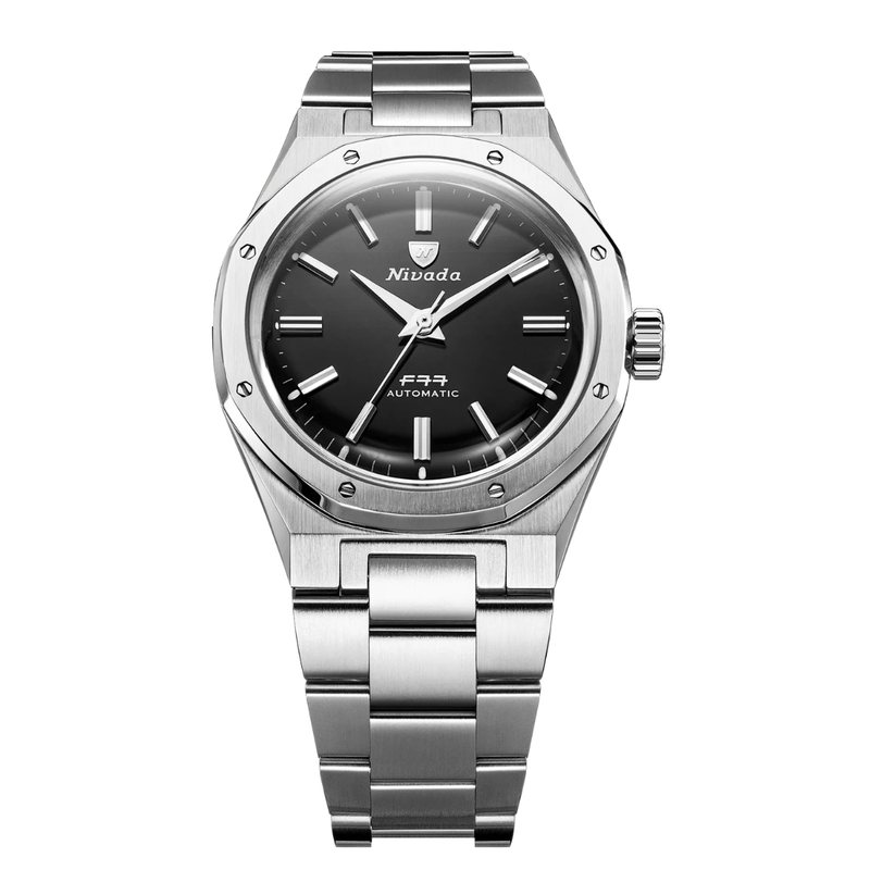 Nivada Grenchen F77 Stainless Steel Mark 2 68035A77 Kol Saati