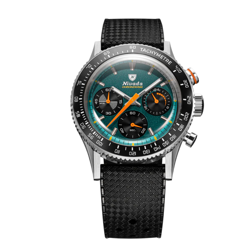 Nivada Grenchen Chronoking Meca Quartz Racing Green 87051Q01 Kol Saati
