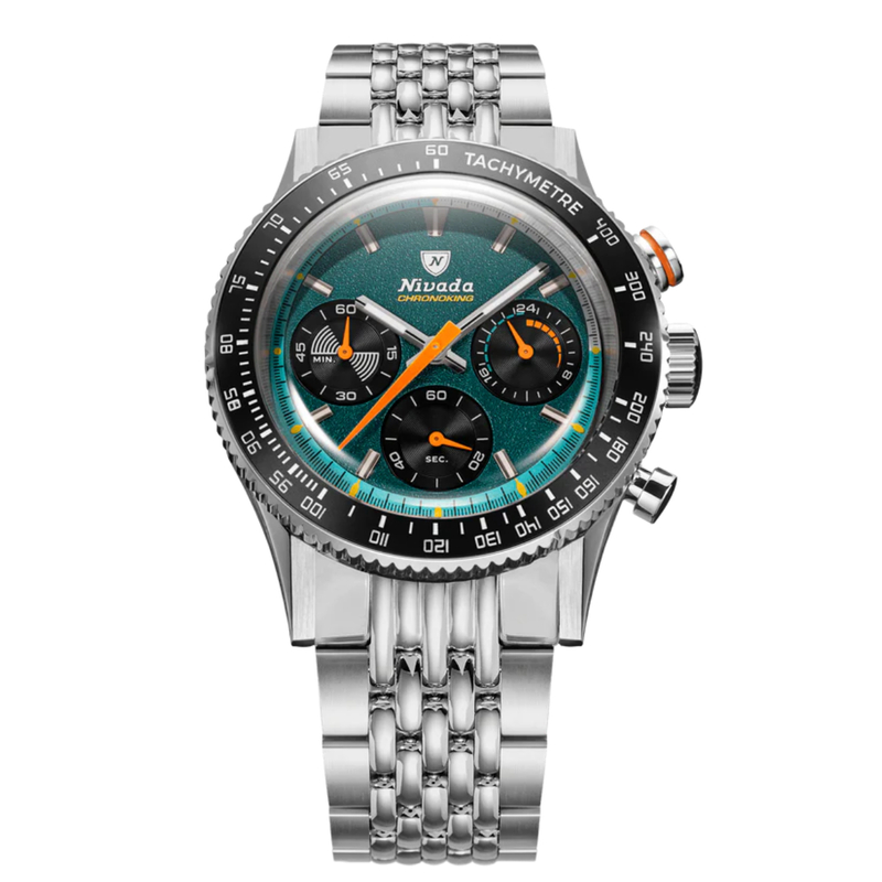 Nivada Grenchen Chronoking Meca Quartz Racing Green 87051Q04 Kol Saati