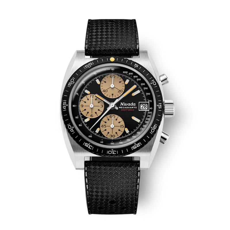 Nivada Grenchen Autochron Mecaquartz Chronograph 77001Q01 Kol Saati