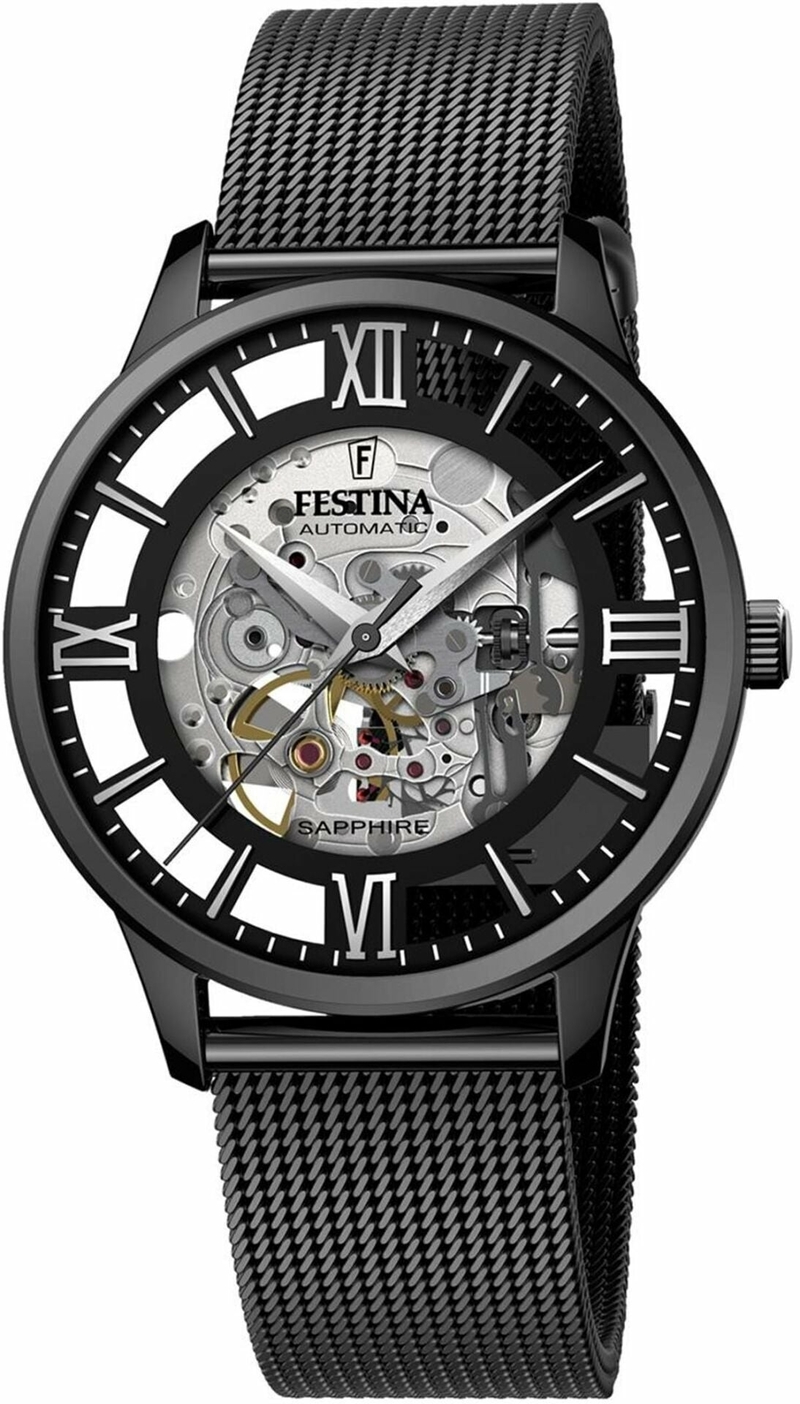 Festina F20535-1 Automatic Skeleton Sapphire Erkek Kol Saati