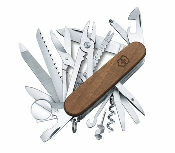 Victorinox 1.6791.63 Swisschamp Ceviz Ağacı Yüzeyli Çakı