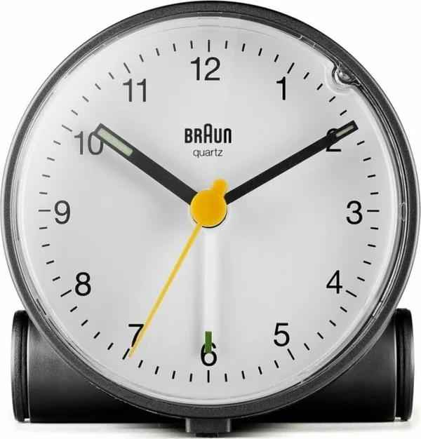 Braun Bc01W Beyaz Klasik Analog Alarmlı Masa Saati