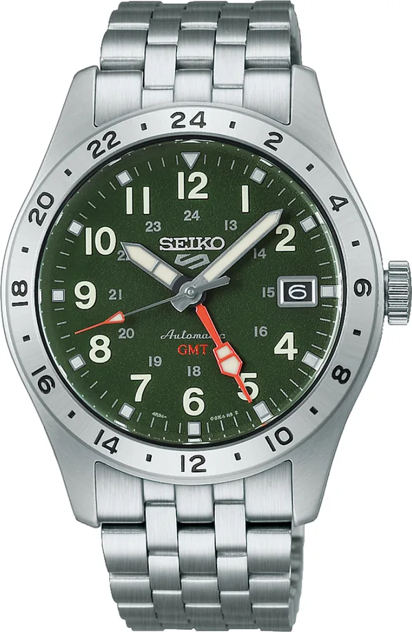 Seiko 5 Hdb001K1 Field Gmt Khaki Drill Otomatik Erkek Kol Saati