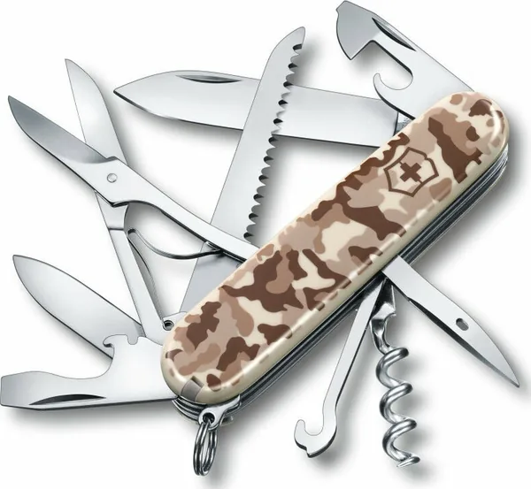 Victorinox Çakı Vt 1.3713.941 İsviçre Çakısı Huntsman 91 Mm Desert Kamuflaj Desen