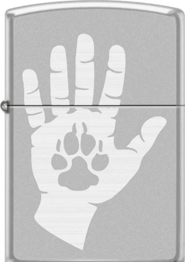Zippo 205-106470 Hand And Paw Print Design Çakmak