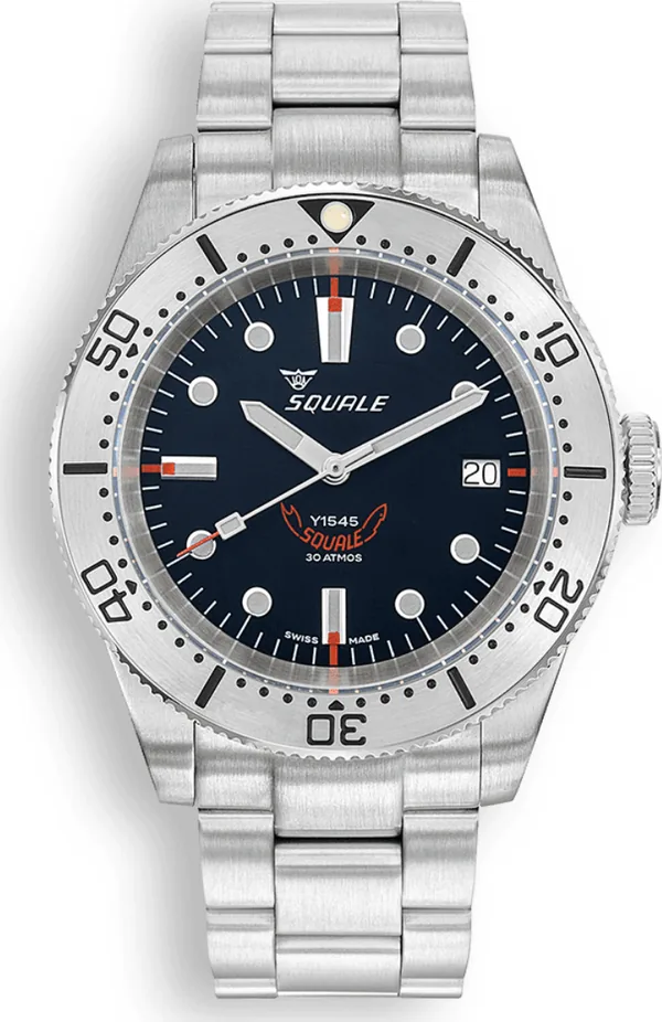Squale 1545 Steel Black Bracelet 1545Ssbk.Ac Otomatik Erkek Kol Saati