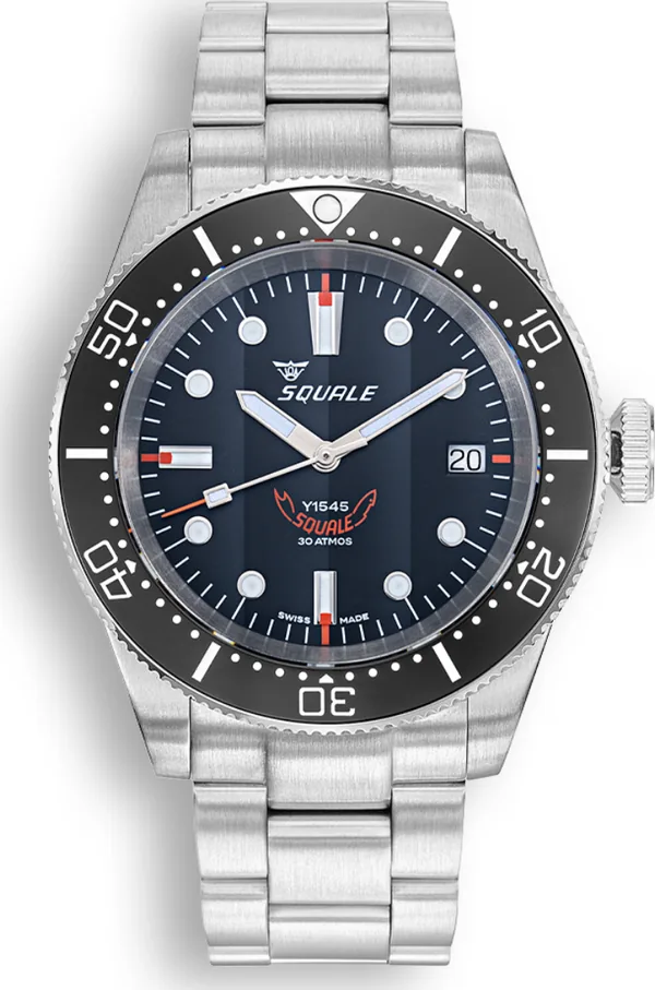 Squale 1545 Black 1545Bkbkc.Ac Otomatik Erkek Kol Saati