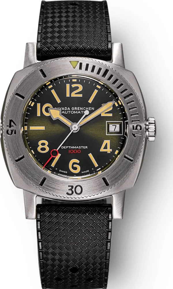 Nivada Grenchen Depthmaster Green - Numerals Date 14103A01 Kol Saati
