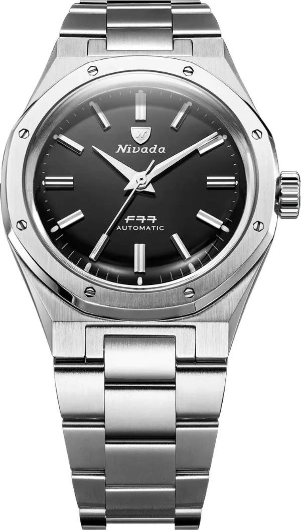 Nivada Grenchen F77 Stainless Steel Mark 2 68035A77 Kol Saati