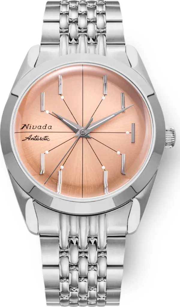 Nivada Grenchen Antarctic Spider Salmon No-Date 32050A04 Kol Saati