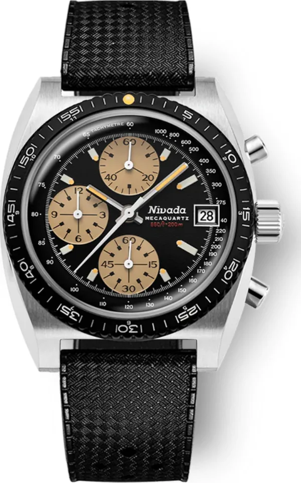 Nivada Grenchen Autochron Mecaquartz Chronograph 77001Q01 Kol Saati