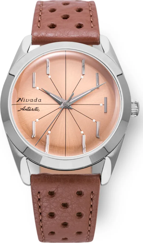 Nivada Grenchen Antarctic Spider Salmon No-Date 32050A23 Kol Saati