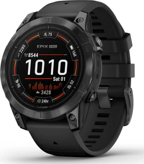 Garmin 010-02803-01 Epix Pro (G2), 47, Glass, Slt Gray, Blk, Emea/Aus/Nz/Afr/Sam Akıllı Saat