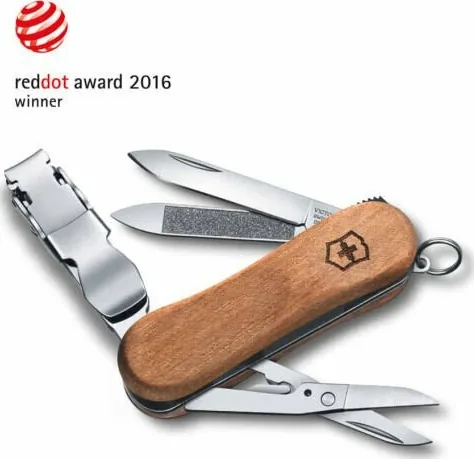 Victorinox 0.6461.63 Nailclip Wood 580 Tırnak Makaslı Çakı