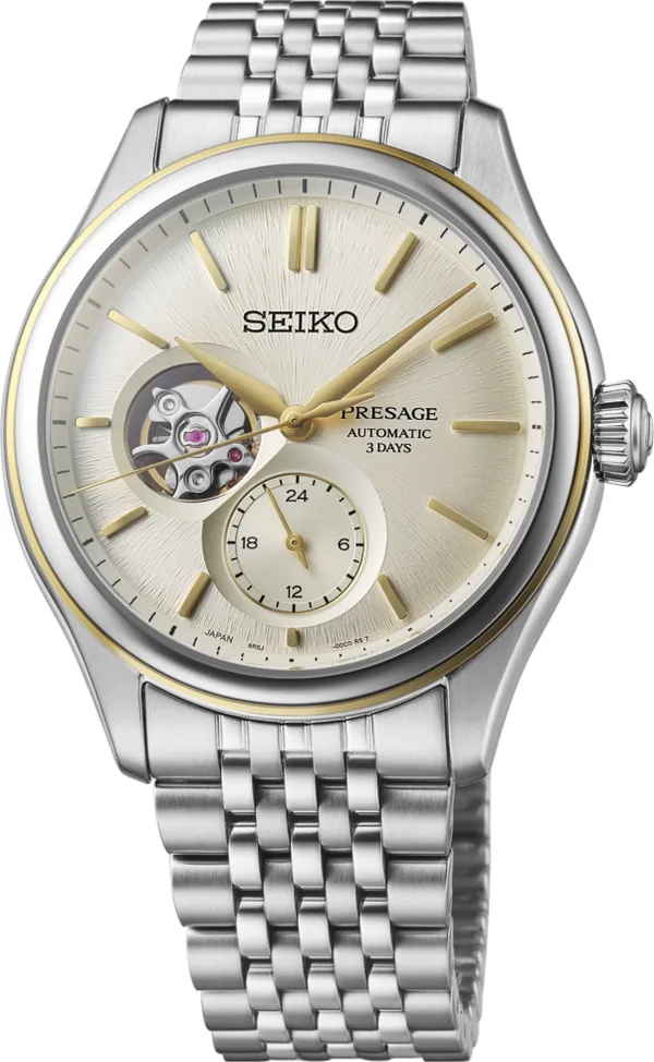 Seiko Presage Classic Series - ''Shiro-İro'' Open Heart Spb480J Otomatik Erkek Kol Saati