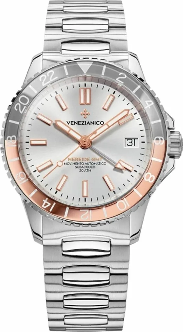 Venezianico Kurmalı Otomatik Erkek Kol Saati - 3521503C Nereide Gmt